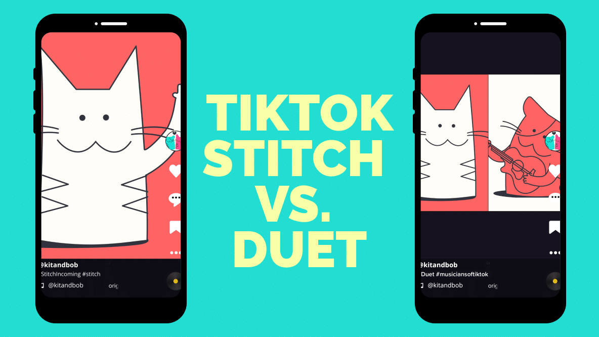 قوة الـDuet والـStitch على تيك توك